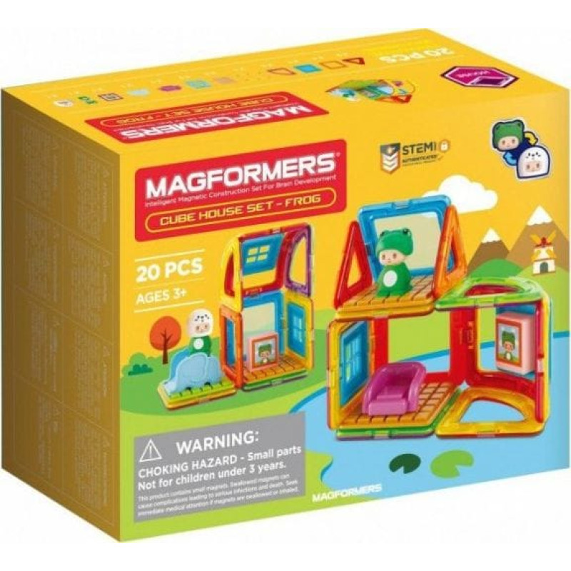 Magformers Klocki magnetyczne Cube House - Żaba