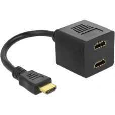 Delock Adapter HDMI - 2x HDMI, HDMI Splitter (20 cm)