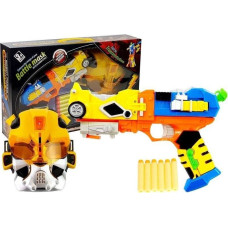 Leantoys Pistolet na Strzałki Piankowe Robot 2w1 + Maska