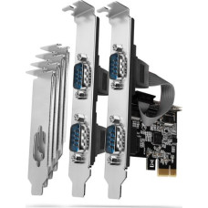 Axagon Kontroler Axagon PCIe 2.0 x1 - 4x port szeregowy RS-232 (PCEA-S4N)