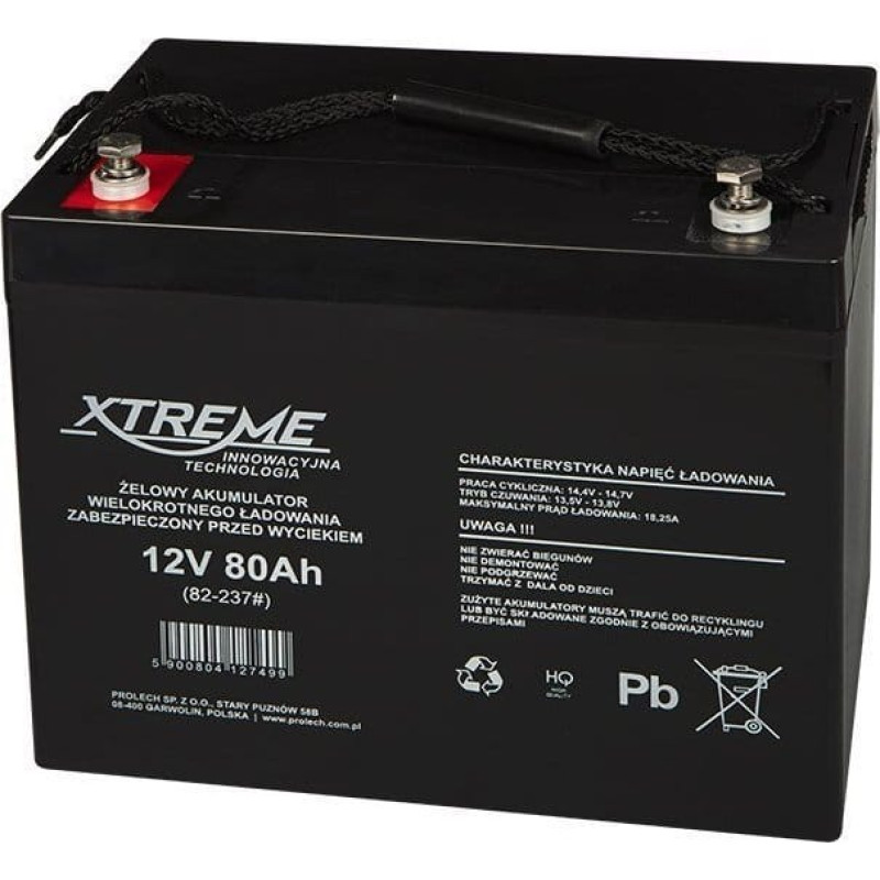 Blow Akumulator żelowy 12V 80Ah XTREME