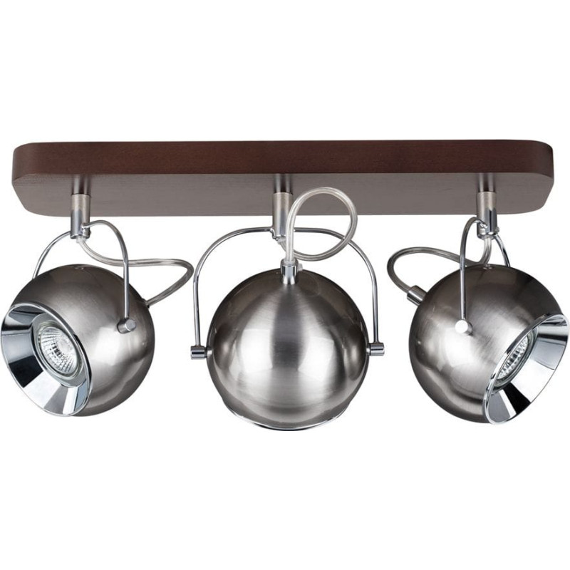 Spotlight Lampa sufitowa Spotlight Spot natynkowy chrom Spotlight BALL WOOD drewno bukowe 5131376