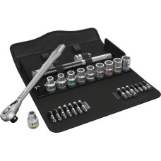 Wera Zyklop Metal-Knarrensatz 8100 SC 8 (mit Umschaltknarre, 1/2