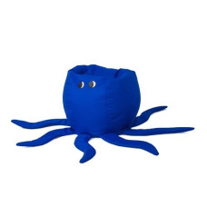 Go Gift Octopus blue Sako bag pouffe L 80 x 80 cm