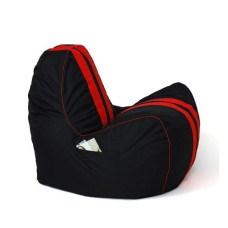 Go Gift Sako bag pouffe Ferrari black-red XXL 140 x 100 cm