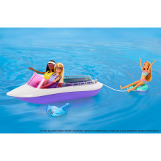 Mattel Zestaw filmowy 2 lalki + łódź HHG60