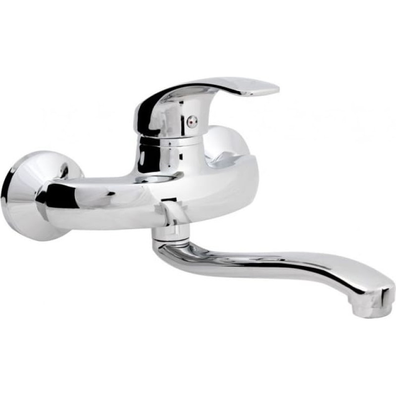 Hydroland Bateria kuchenna Hydroland Vena ścienna chrom (B324)