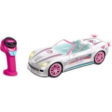 Barbie BARBIE Auto R/C Zdalnie sterowany Biały kabriolet MONDO