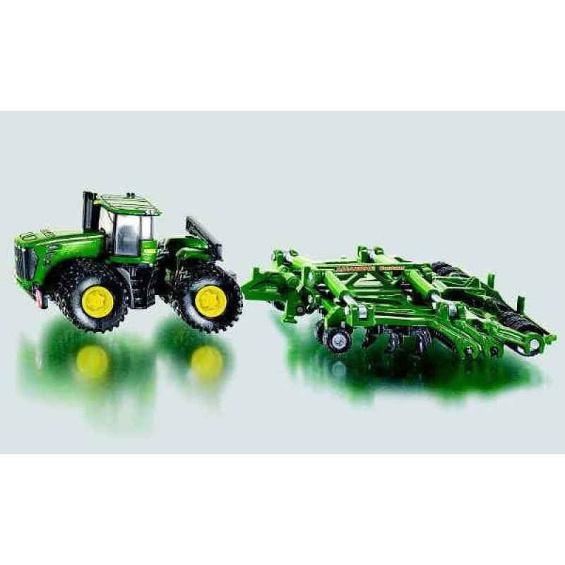 Siku Traktor John Deere i zestaw do orki - 1856