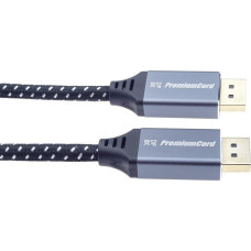 Premiumcord Kabel DisplayPort 1.4 přípojný kabel, kovové a zlacené konektory, 3m