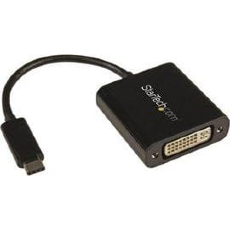 Startech Adapter USB StarTech USB-C - DVI Czarny  (CDP2DVI)