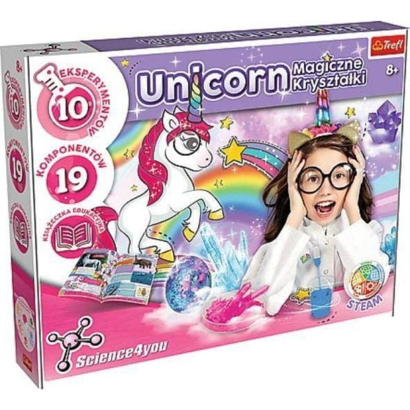 Trefl Magiczne kryształy Unicorn S4Y duże 61390 TREFL