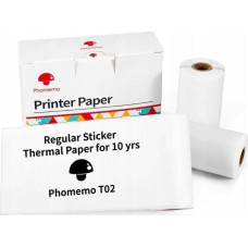 Phomemo Papier Wkład Wkłady Samoprzylepny 3x Rolka do Phomemo T02 M02 PRO M03 M04S / Q22-RMS10