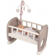 Smoby Baby Nurse - Kołyska z karuzelą dla lalki Łóżeczko (220372)