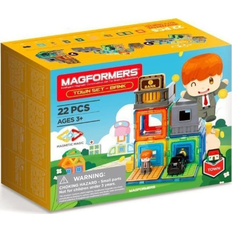 Magformers MAGFORMERS TOWN SET- BANK