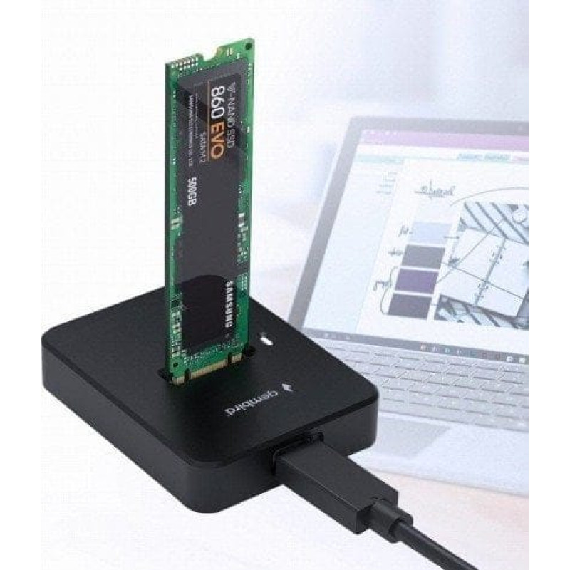 Gembird Stacja dokująca Gembird SSD ACC DOCK STATION USB-C M.2/DD-U3M2 GEMBIRD
