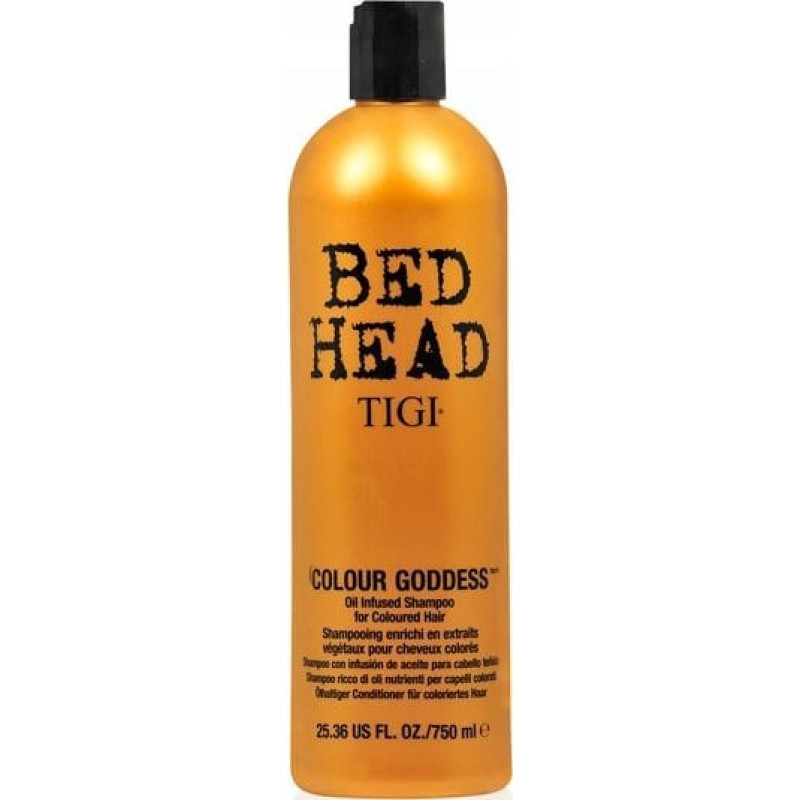 Tigi Bed Head Colour Goddess Oil Infused Shampoo For Coloured Hair szampon do włosów farbowanych dla brunetek 750ml