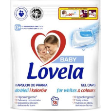 Lovela LOVELA_Baby Gel Caps For Whites & Colours kapsułki hipoalergiczne do prania do bieli i kolorów 36szt.
