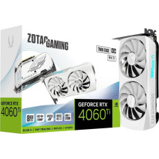 Zotac Karta graficzna Zotac Gaming GeForce RTX 4060 Ti Twin Edge OC White 8GB GDDR6 (ZT-D40610Q-10M)