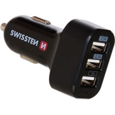 Swissten Ładowarka Swissten Car Charger 3x USB-A 5.2 A  (20111200)