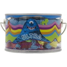 Epee Piasek UltraPiasek puszka 200g 5 foremek niebieski foremki Zamek