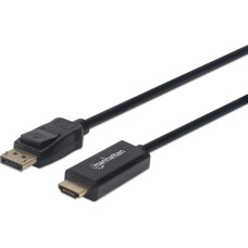 Manhattan Kabel Manhattan DisplayPort - HDMI 1.8m czarny (152679)