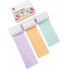 Phomemo Papier Przylepny Naklejki Wkłady Kolor 3x do Phomemo T02 M02 PRO M03 M04S / Q22-RMSMLL