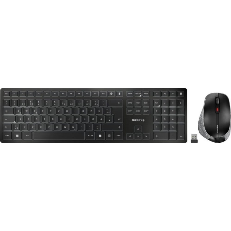 Cherry DW 9500 SLIM (schwarz/grau, DE-Layout, Cherry SX-Scherentechnologie)