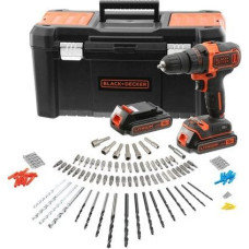 Black&Decker Wiertarko-wkrętarka Black&Decker BCK186D2KA 18 V 2 x akumulator 2 Ah