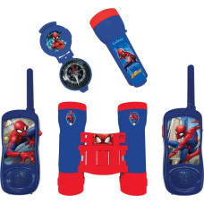 Lexibook Zestaw przygodowy Spiderman z krótkofalówkami do 120m, lornetką i kompasem
