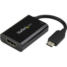 Startech Adapter AV StarTech CDP2HDUCP USB-C - HDMI + USB-C Czarny  (CDP2HDUCP)