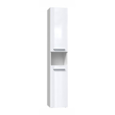 Top E Shop Bathroom cabinet NEL III 31x30x174 cm, white, glossy