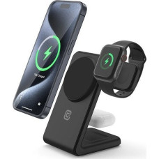 Crong Ładowarka Crong Ładowarka bezprzewodowa 3w1 z MagSafe do iPhone, Apple Watch i AirPods