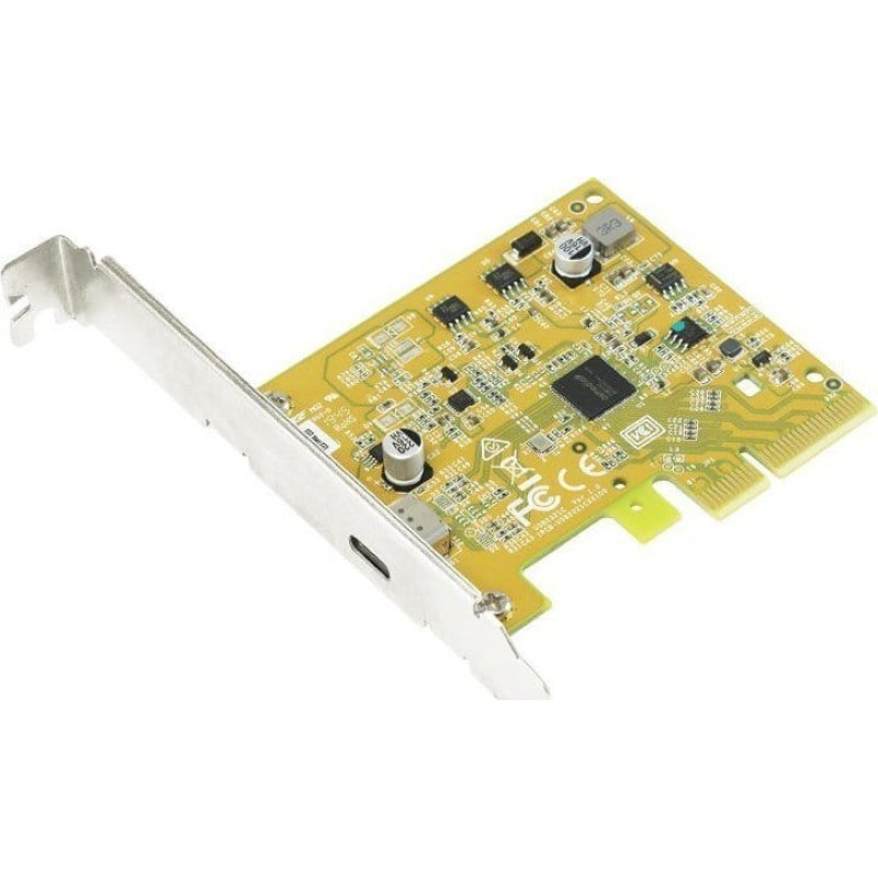 Sunix Adapter USB Sunix IO Sunix PCIe3.0 x4  1xUSB Type-C 3.2 Gen2x2  (USB2321C) LP inkl. Low-Profile Slotblech