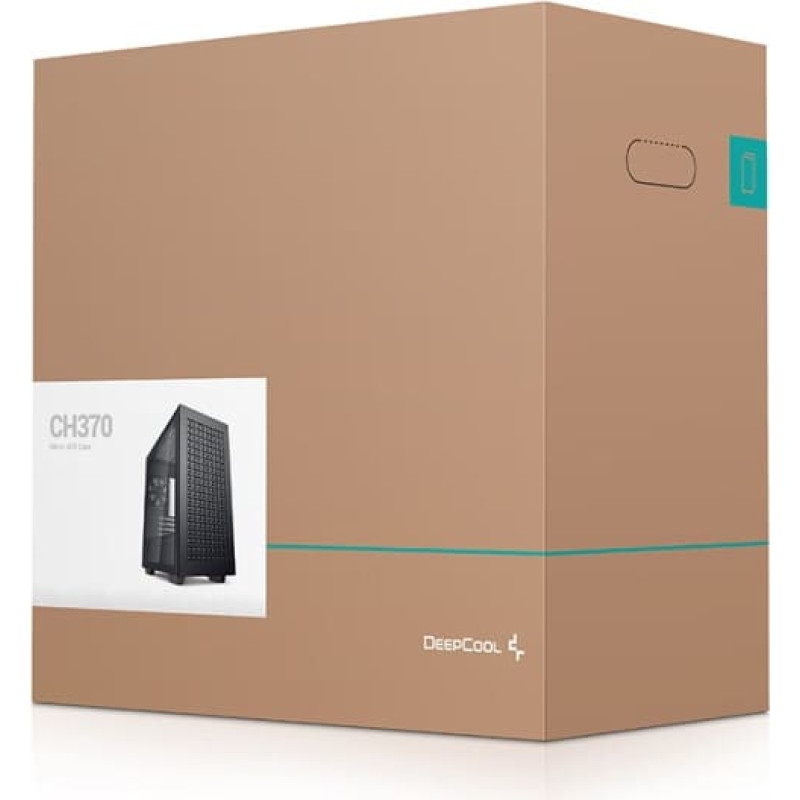 Deepcool CH370 Mini Tower Melns
