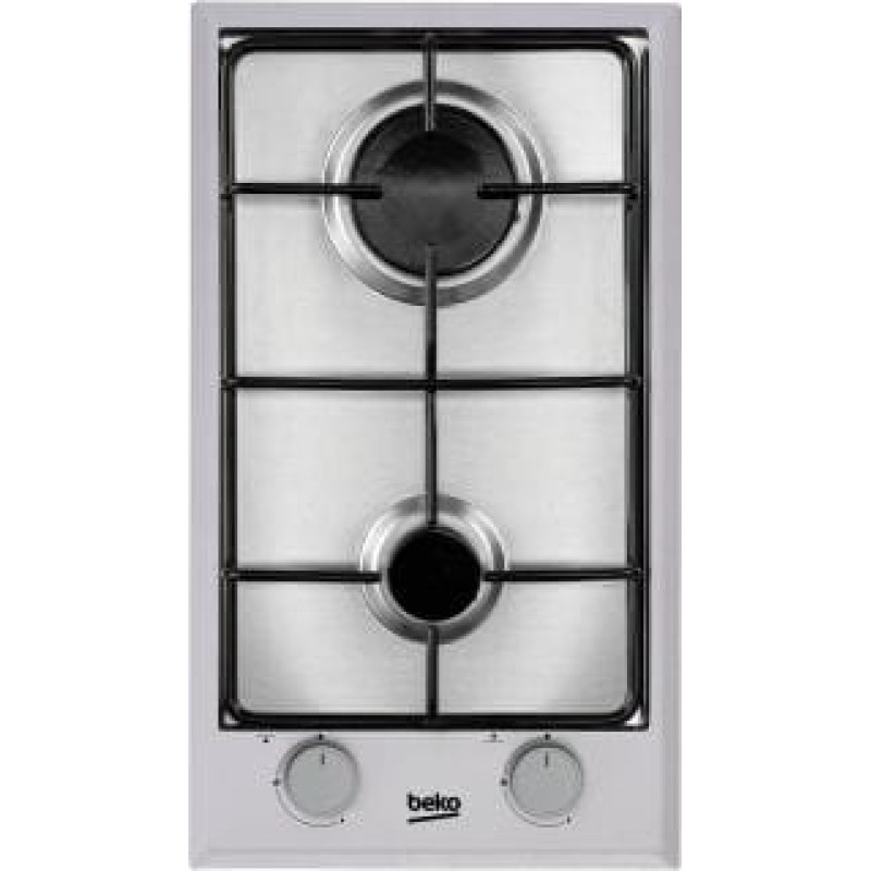 Beko HDCG 32220 SX hob Stainless steel Built-in Gas 2 zone(s)