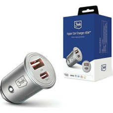 3MK Ładowarka 3MK Hyper Car 1x USB-A 1x USB-C 3 A  (Hyper Car Charger 45W)