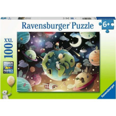 Ravensburger Puzzle 100 elementów XXL Kosmiczny plac zabaw