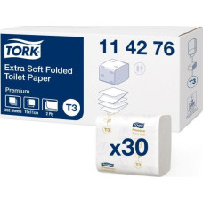 Tork Tork - Papier toaletowy w składce, biały - Ekstra miękki Premium