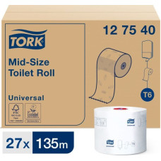 Tork Tork - Papier toaletowy do dozownika z automatyczną zmianą rolek - 135 m