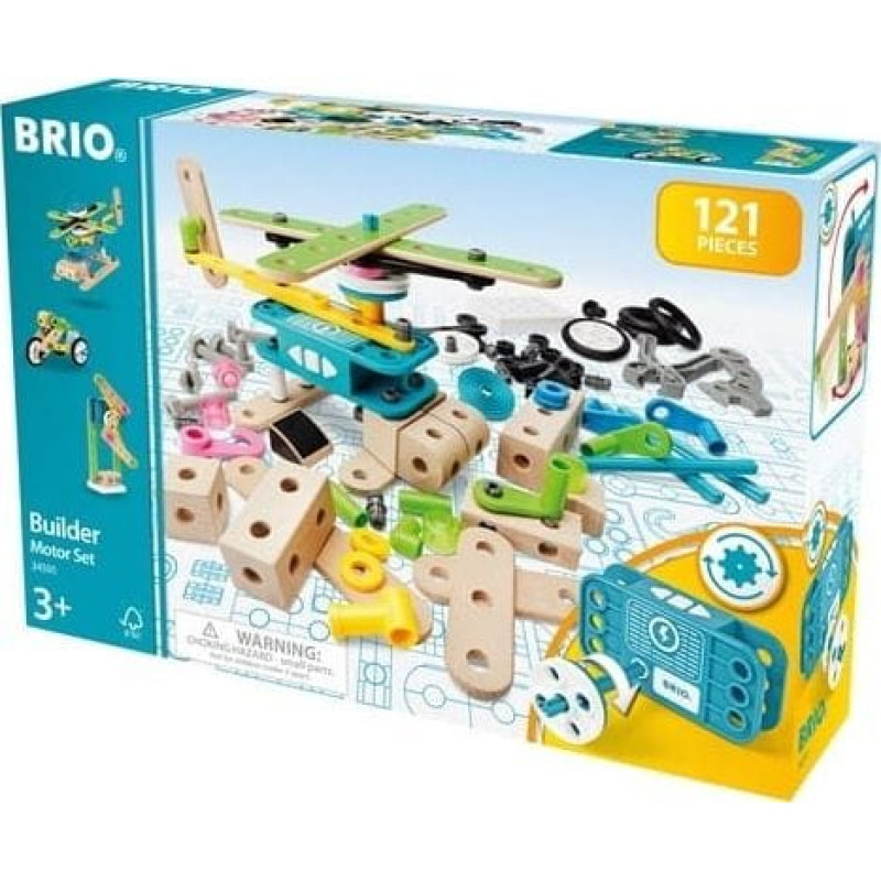 Brio Builder Zestaw z Silniczkiem 121 el. 3+ Brio