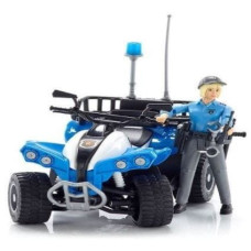 Bruder Bruder bworld Police Quad-Bike with Policeman and Accessories