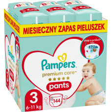Pampers Pieluszki Pampers Pants Premium Care 3, 6-11 kg, 144 szt.
