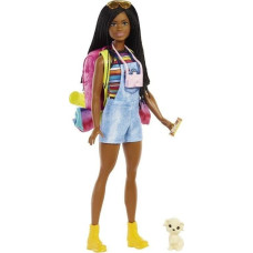 Mattel Lalka Barbie Mattel Kemping - Brooklyn + akcesoria (HDF74)