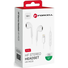 Forcell Słuchawka ForCell FORCELL zestaw słuchawkowy / słuchawki Stereo do Apple iPhone Lightning 8-pin biały HR-ME25