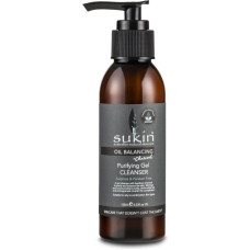 Sukin OIL BALANCING Oczyszczający żel do mycia twarzy z aktywnym węglem 125ml
