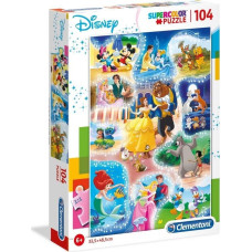 Clementoni Puzzle 104 elementów Disney Dance Time