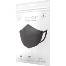 Airpop Maseczka ochronna AirPOP Pocket Mask NV 2szt czarny/black