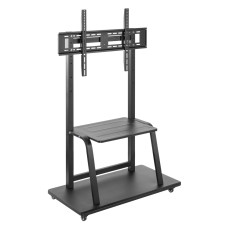 Gembird TVS-100F-01 TV floor stand with caster wheels, 37