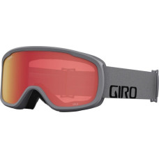 Giro Gogle zimowe GIRO CRUZ GREY WORDMARK (Szyba lustrzana kolorowa AMBER SCARLET 39% S2) (NEW 2023/2024)